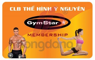 Thẻ nhựa tập gym