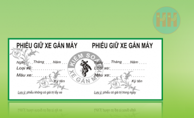 In vé giữ xe